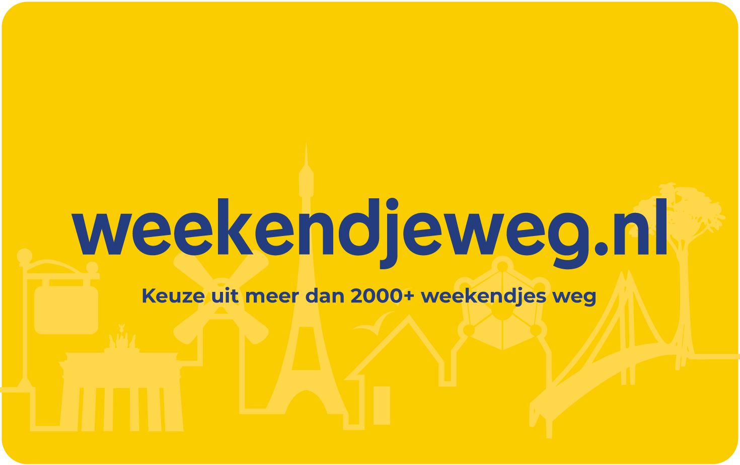Weekendjeweg.nl Cadeau Card